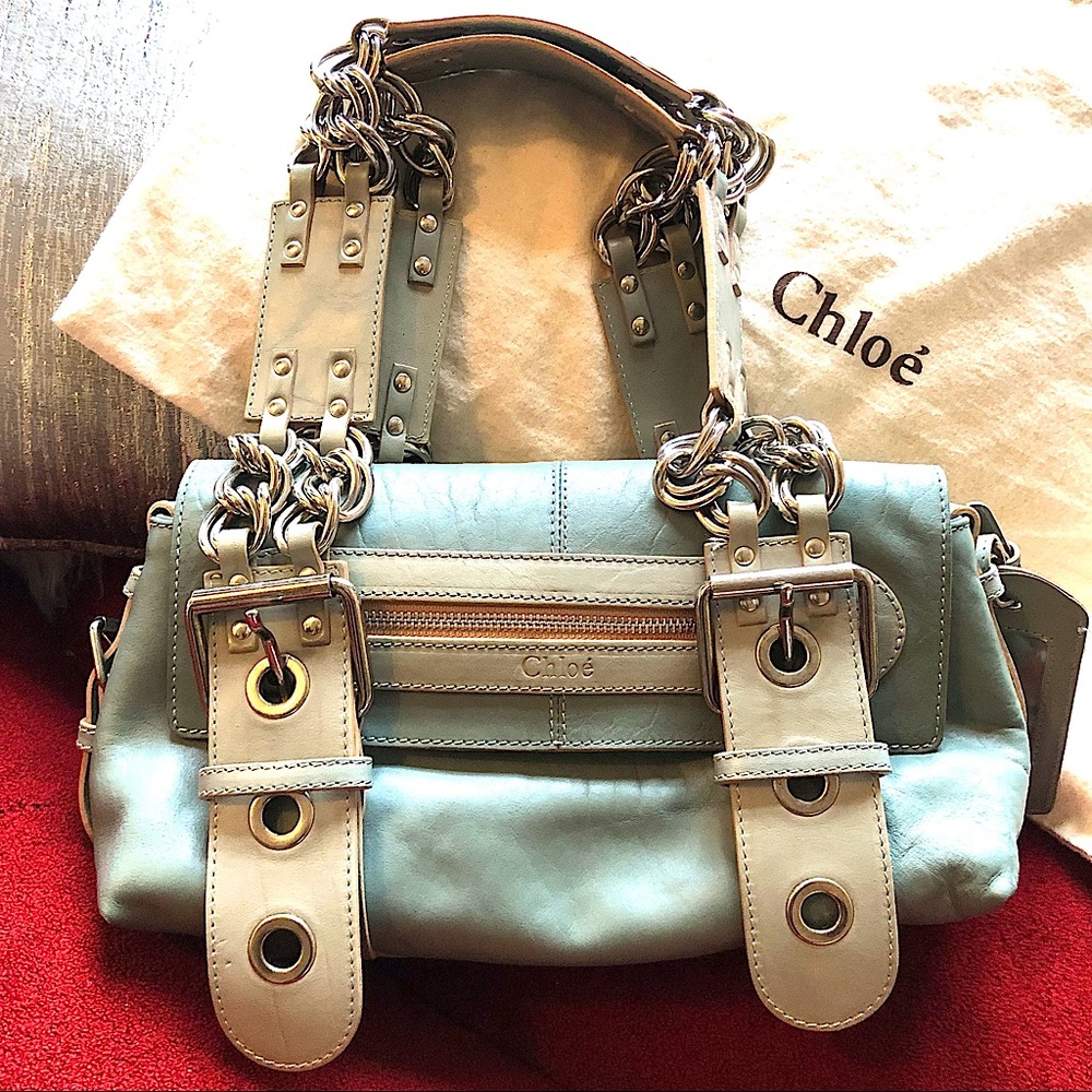 Vintage CHLOE Chain Leather Bag